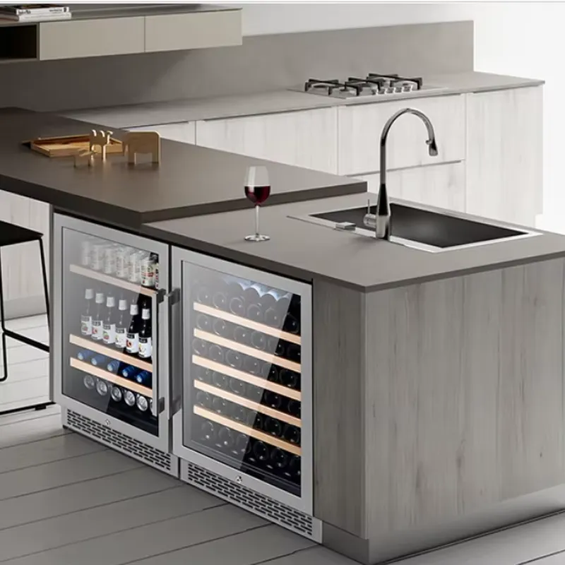 Wine Beer Fridge Cabinet - Refrigerador de Vinho para 48 Garrafas