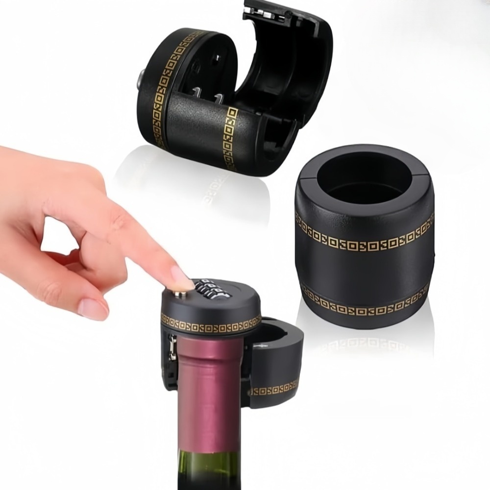 Wine Stopper Vacuum - Fechadura Reutilizável para Garrafa de Vinho