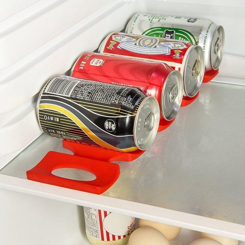 Wine Beer Fridge Cabinet - Suportes de silicone para garrafas de