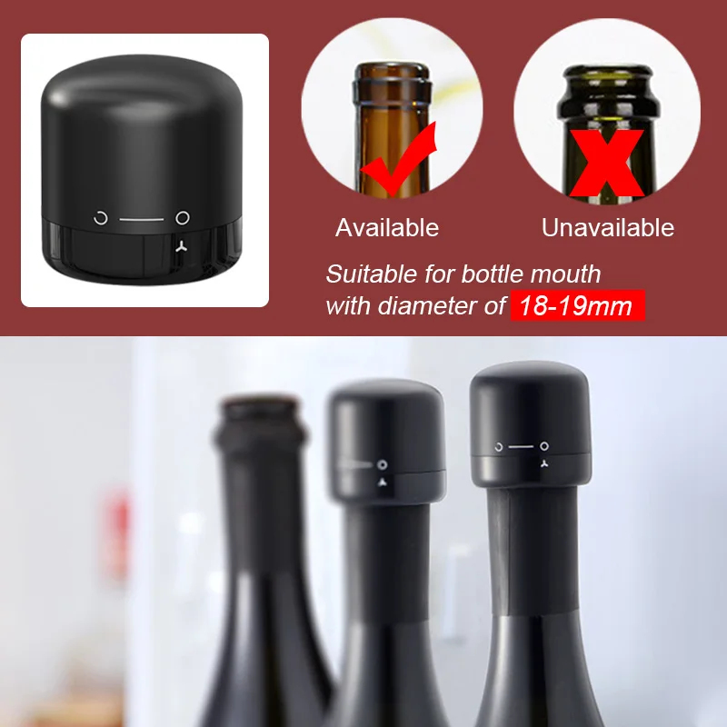1-5 peças de tampa de garrafa  - Wine Stopper Vacuum avaliação e preço