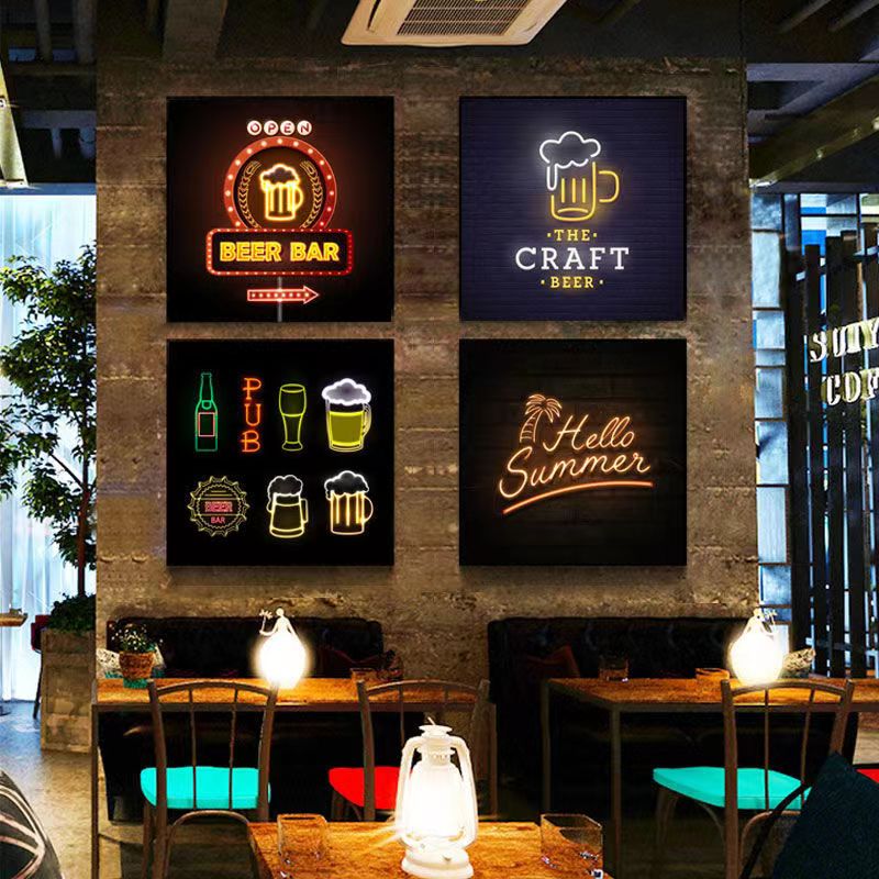 Neon Efeito Beer Bar Decor Pin - Wine Beer Images avaliação e preço