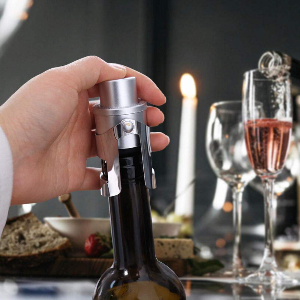 2 Peças Rolha de Champanhe a V - Wine Stopper Vacuum avaliação e preço