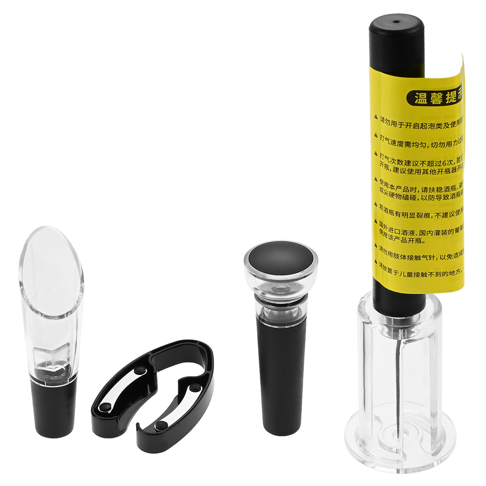 4 pçs portátil bomba de pressã - Wine Stopper Vacuum avaliação e preço