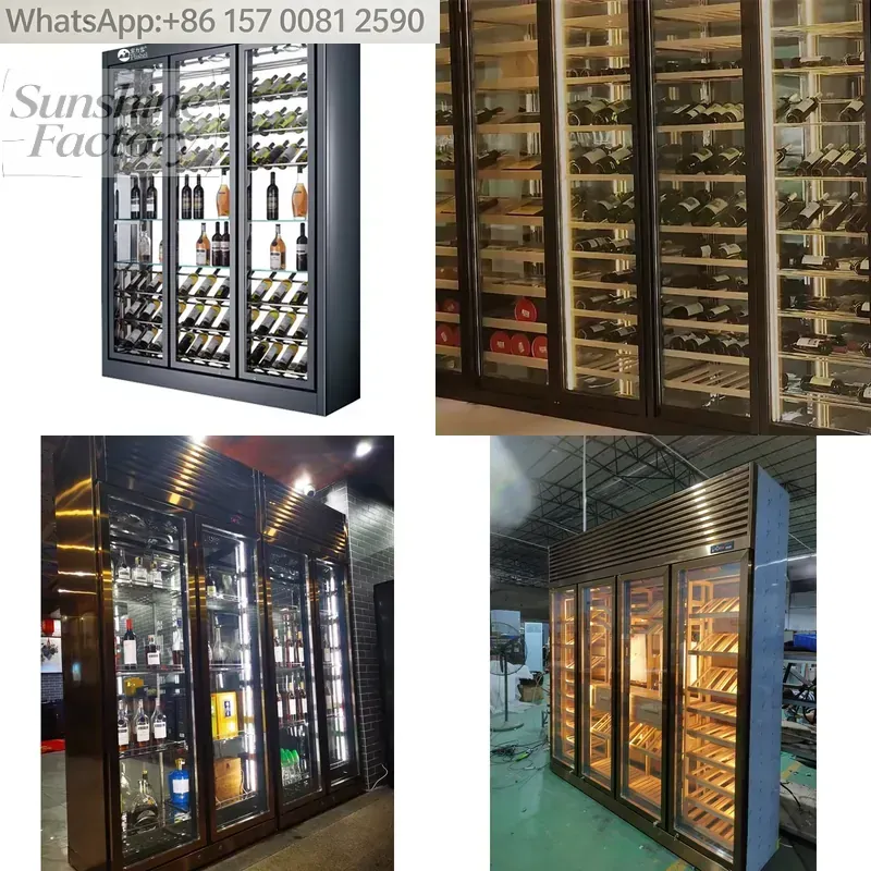 Frigobar Elétrico com 3 Portas - Wine Beer Fridge Cabinet avaliação e preço