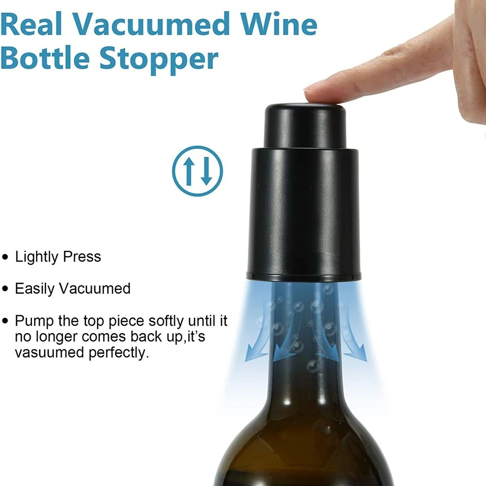 Tampa de Vácuo Reutilizável pa - Wine Stopper Vacuum avaliação e preço
