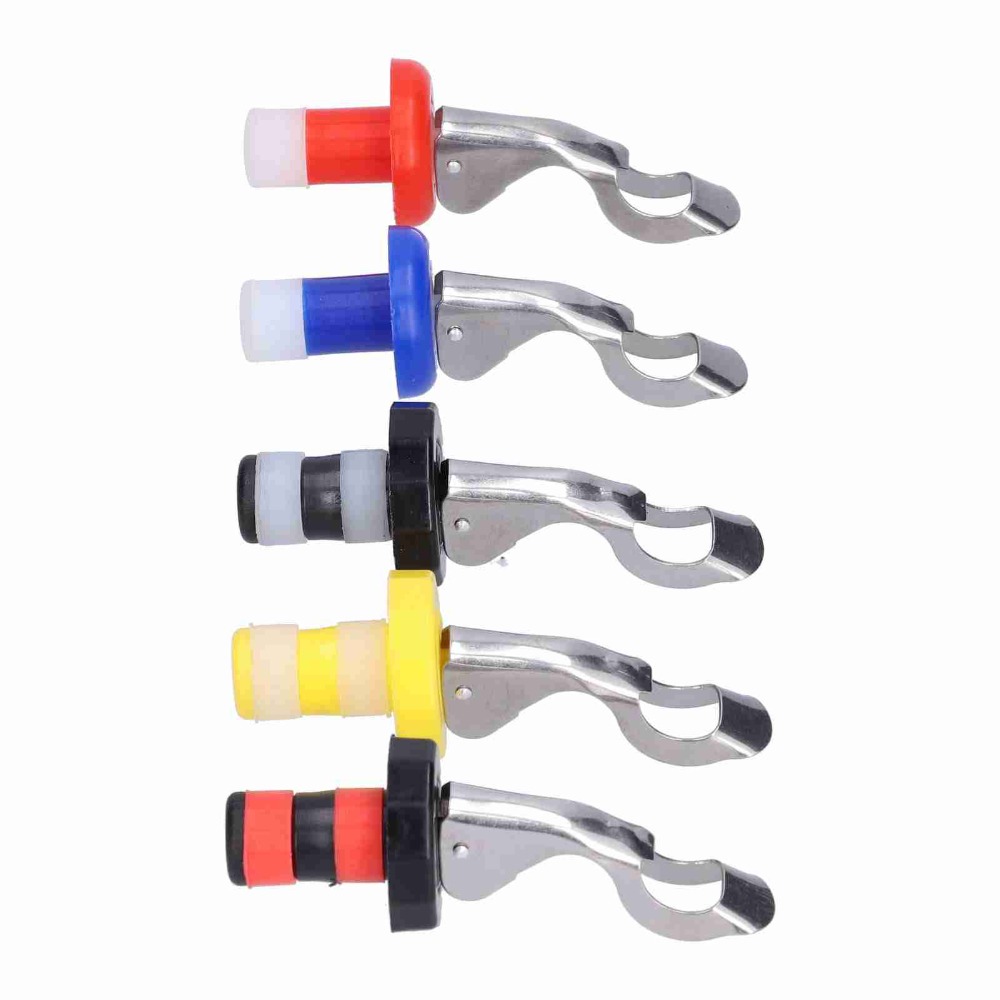 5 Peças de Rolhas de Silicone  - Wine Stopper Vacuum avaliação e preço