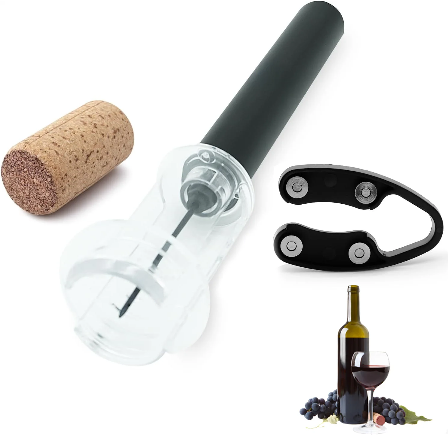 Bomba de ar abridor de garrafa - Wine Stopper Vacuum avaliação e preço