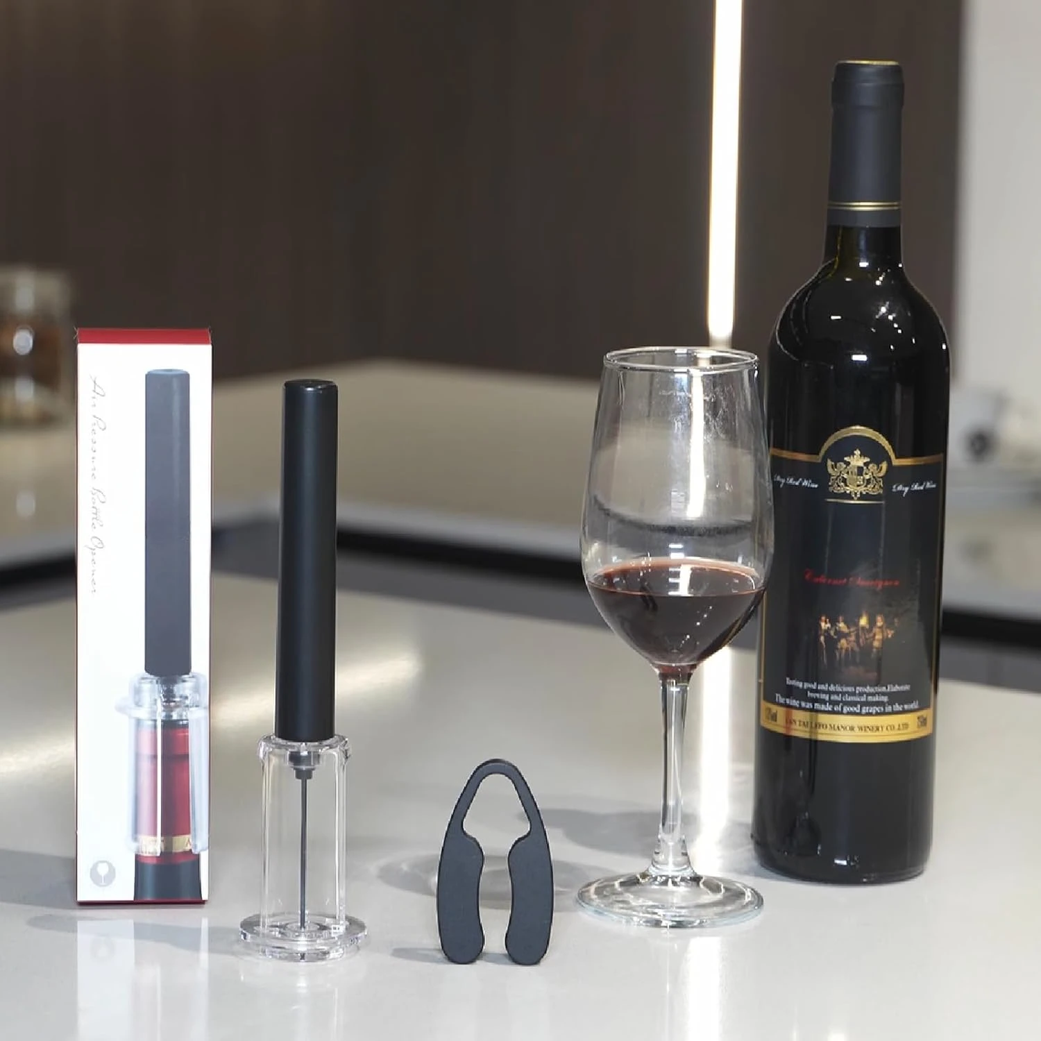 Bomba de ar abridor de garrafa - Wine Stopper Vacuum avaliação e preço