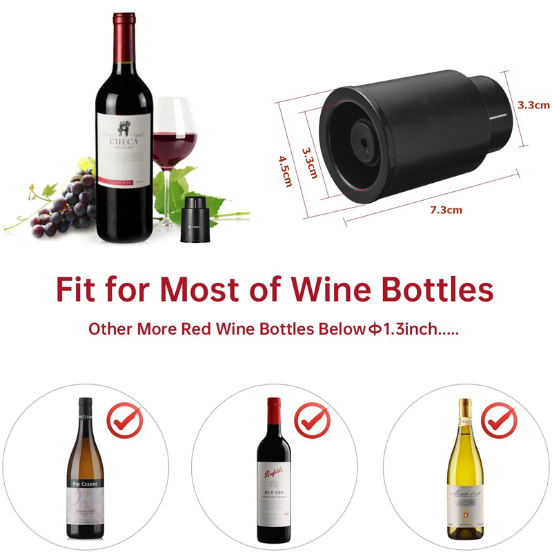 LMETJMA Rolhas de garrafa de v - Wine Stopper Vacuum avaliação e preço
